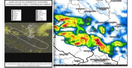 NIJE KRAJ, SRBIJI SADA PRIJETI I RAZORAN TORNADO? Zavladali STRAH I PANIKA zbog očekivanih ekstremnih oluja - ova mjesta nalaze se u OPASNOJ ZONI (FOTO)