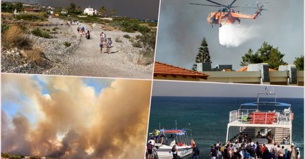 JEZIVO SVJEDOČENJE SRPKINJE SA RODOSA U PLAMENU: "Pakao je za ovo blaga riječ!" Oko nje dim, čađ joj je u nosu, a doživjela je i OVO!