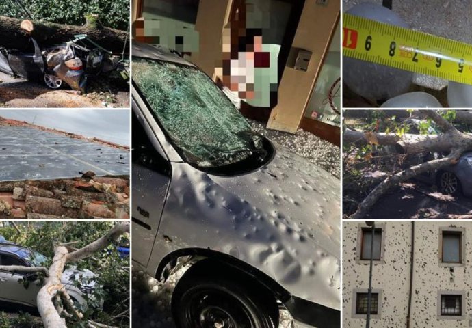Italiji se dogodila ‘hrvatska srijeda‘: Stabla drobila aute, ima žrtava, pogledajte prizore iz Gardalanda!