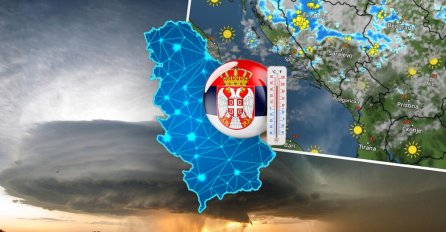 STIŽE NOVO NEVREME, UPOZORENJE VISOKOG STEPENA ZA VOJVODINU! Orkanski udari vjetra do 100 km na sat i grad! Na udaru i Beograd!