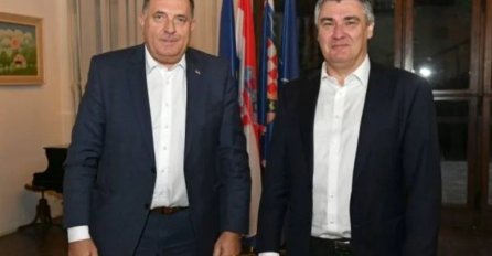 U Splitu se pojavio grafit protiv Milorada Dodika i Zorana Milanovića