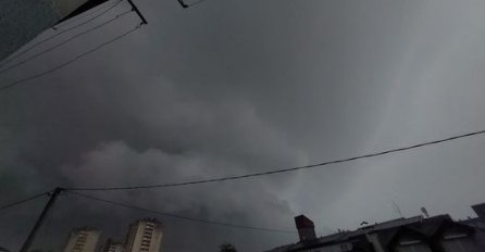 "Jaka grmljavina, ima i leda", NEVRIJEME STIGLO U BiH: Evo gdje će sljedeće udariti!