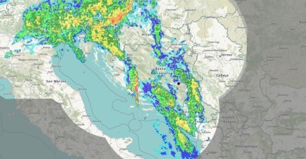 Evo gdje uživo možete pratiti kretanje oluje 'Maja' koja je zahvatila Bosnu i Hercegovinu: DOLAZI VELIKO NEVRIJEME