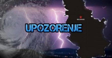 SRBIJA U CRVENOM - UPOZORENJA SE SAMO NIŽU: Oluja silovito tutnji državom, ponovo se oglasio RHMZ