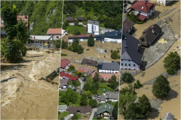 TOTALNA KATASTROFA U SLOVENIJI, STIGLO NOVO, JOŠ JAČE NEVRIJEME! Proradila klizišta, evakuišu se sela, STRAŠNE slike (VIDEO)