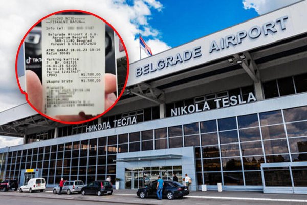 "ČOVJEK POČEO DA ŠUTIRA AUTOMAT KAD JE VIDIO CIJENU" Stigle su nove, i to ŠOK CIJENE parkinga na aerodromu Nikola Tesla! TUKU PO UŠIMA!