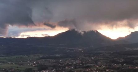 NESTVARAN SNIMAK KRETANJA OLUJE NA NEBU IZNAD ČAČKA: Prvo najstrašniji oblak, a onda se u minuti pojavila najljepša duga ikada (VIDEO, FOTO)