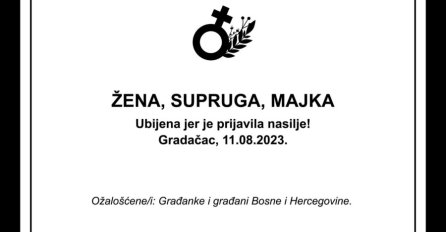 U Sarajevu danas mirni protesti u čast ženi koju je ubio Nermin Sulejmanović