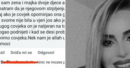 OPRAVDANJE ZA UBISTVO "Ja sam majka dvoje djece, ali ona nije bila u vjeri, gonila po svome, on je natjeran na to"?!