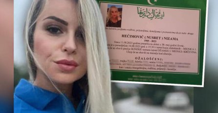 OTAC, MAJKA, SESTRA, ALI OD OVOG IMENA NA ČITULJI BOLI DUŠA: Evo ko se sve oprostio od lijepe Nize, danas je sahranjuju (FOTO)