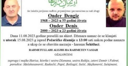 POZNAT TERMIN DŽENAZA UBIJENOM OCU I SINU IZ GRADAČCA: Nermin ih je zvjerski ubio, a sad će pronaći vječni smiraj