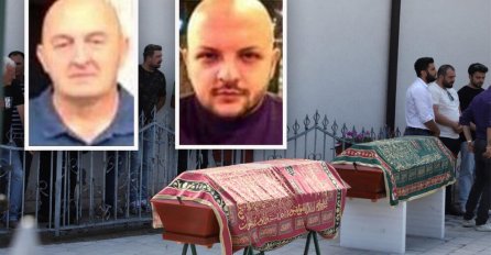 DŽENAZA OCA I SINA KOJE JE UBIO MONSTRUM IZ GRADAČCA: Na stotine ljudi ih ispraća na vječni počinak (FOTO)