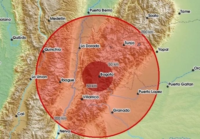 Zemljotres od 6,3 Richetra pogodio Kolumbiju: "Kao da traje 30 sekundi, svi su vani..."