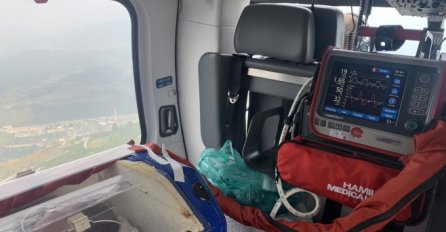 Novorođenče iz Sarajeva helikopterom prebačeno u Beograd na liječenje