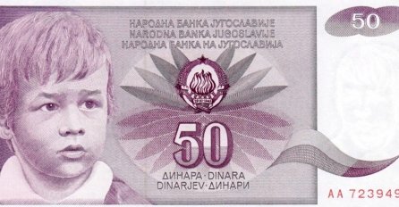 NOVČANICA SA "GREŠKOM" Znate li ko je tužni dječak sa monete od 50 dinara iz stare Juge