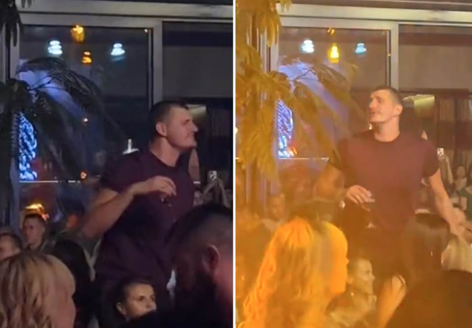 HIT SNIMAK - NIKOLA JOKIĆ U TRANSU NA CECINOM NASTUPU! U ruci alkohol, a pogodila ga OVA pjesma! (VIDEO)