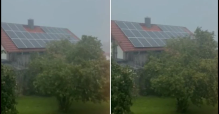 JAKO NEVRIJEME POGODILO NJEMAČKU: Poplavljene ulice i kuće, odneseni krovovi, oštećena vozila... (VIDEO)