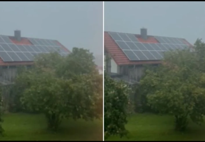 JAKO NEVRIJEME POGODILO NJEMAČKU: Poplavljene ulice i kuće, odneseni krovovi, oštećena vozila... (VIDEO)