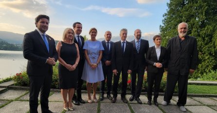 Krišto na radnoj večeri sa šefovima vlada zemalja regiona na Bledu