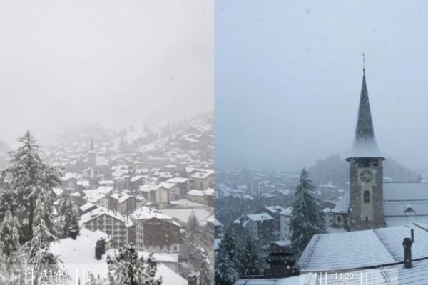 PADA SNIJEG KAO U SRED JANUARA! TEMPERATURE PALE SA 30 NA 0 STEPENI: Prvo vrućina, a onda hladnoća u evropskoj državi (VIDEO)