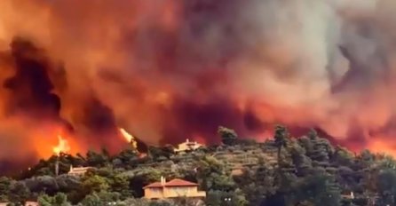 U Grčkoj gori “najveći požar u historiji Evropske unije” (POGLEDAJTE VIDEO)