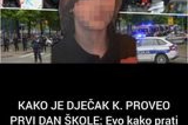 KAKO JE DJEČAK K. PROVEO PRVI DAN ŠKOLE: Evo kako prati nastavu!