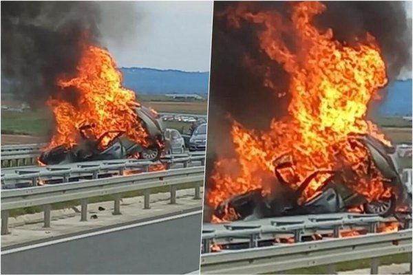 DEJAN VOZIO 6 KILOMETARA U KONTRASMJERU: Duž cijelog poteza na auto-putu vide se tragovi KOČENJA, a svi se pitaju samo JEDNO (VIDEO)