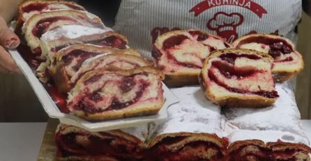 DOMAĆA ŠTRUDLA SA VIŠNJAMA I PUDINGOM: Recept iz starih vremena kada se nije pazilo na kalorije, ali zato jeste na UKUS