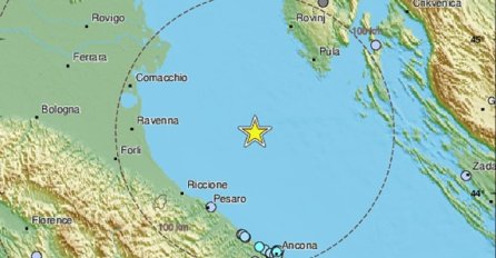 Potres od 4.0 u moru između Istre i Italije