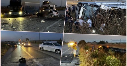 "TIJELA SU VISILA PREKO HAUBE, NISU MOGLI DA IZAĐU IZ AUTOBUSA" Ispovijest Makedonca koji se zatekao na drumu kod Evzonija