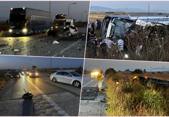 "TIJELA SU VISILA PREKO HAUBE, NISU MOGLI DA IZAĐU IZ AUTOBUSA" Ispovijest Makedonca koji se zatekao na drumu kod Evzonija