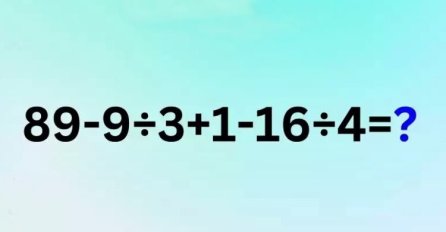 Samo će pravi matematički genijalci uspjeti da riješe ovaj za zadatak: MOŽETE LI VI?