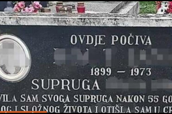 POKOJNICA OSTAVILA MUŽU PORUKU NA SPOMENIKU Tri godine kasnije dobila je ŠOK ODGOVOR: Ljudi čitaju i ne vjeruju da je ovo STVARNO