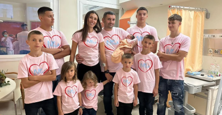 "STIGLA NAM JE PRINCEZA" Supermama Vesna poslije 8 sinova rodila kćerkicu Milu! "Suprug i dječaci su presretni, ne mogu da se odvoje od nje" (FOTO)