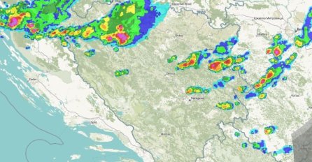 PRATITE UŽIVO KRETANJE OLUJE: Već je zahvatila dijelove Bosne i Hercegovine!