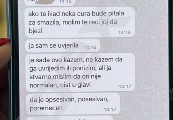 POLICAJAC UBICA TEK NEKOLIKO DANA SE DOPISIVAO S MIHAELOM, ONA GA PROZRELA: “On je opsesivan, posesivan, poremećen, manipulativan najviše” (FOTO)