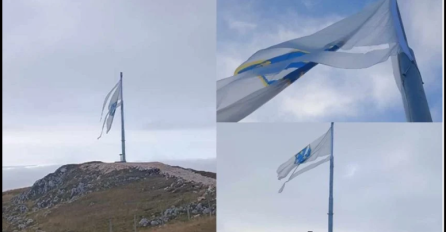 Vlašić: Uništena najveća zastava Bosne i Hercegovine s ljiljanima