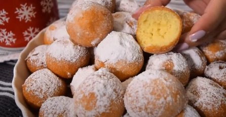 MINI KROFNE GOTOVE ZA 15 MINUTA: Bez kvasca, prave se ekspresno - pospite ih šećerom i uživajte MAKSIMALNO