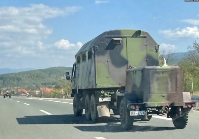 RSE zabilježio kretanje vojnog konvoja na jugu Srbije: KAKAV JE ODGOVOR BEOGRADA?