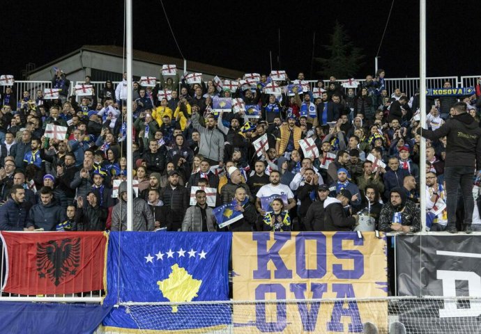 OBJEŠENI SRBI, GROBLJE I TENK! Skandalozna PROVOKACIJA na Kosovu: JEZIVE PRIJETNJE navijača Trepče! (FOTO)