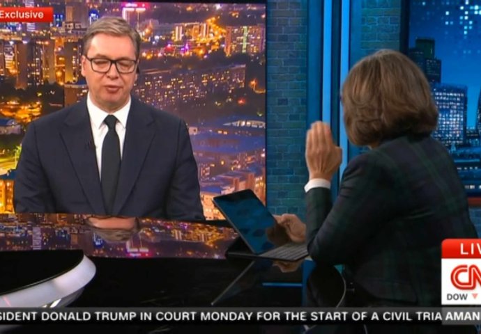 VUČIĆ ZA CNN: "Kurti na sjeveru Kosova provodi postepeno etničko čišćenje!" (VIDEO)