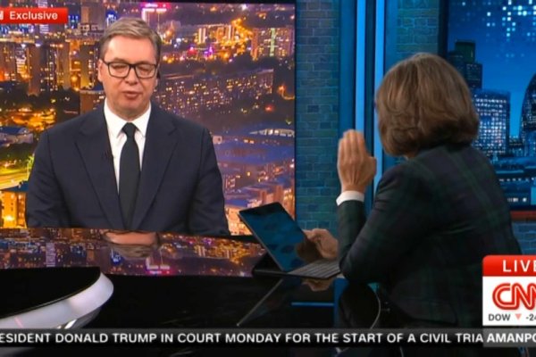 VUČIĆ ZA CNN: "Kurti na sjeveru Kosova provodi postepeno etničko čišćenje!" (VIDEO)