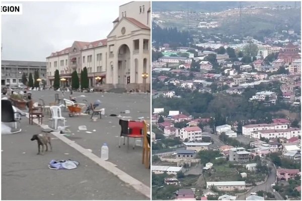 "TO JE GRAD DUHOVA": U prijestolnici Karabaha vlada jeziva tišina, ljudi više nema, sve je zatrpano smećem (VIDEO)