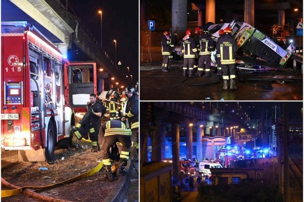 "MNOGO JE MRTVIH" Jezive prve riječi vatrogasca koji je stigao na mjesto nesreće kod Venecije! MEĐU NASTRADALIMA I UKRAJINCI (VIDEO)