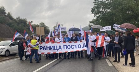 Novi petak, novi protest Dodikovih pristalica na međuentitetskoj liniji
