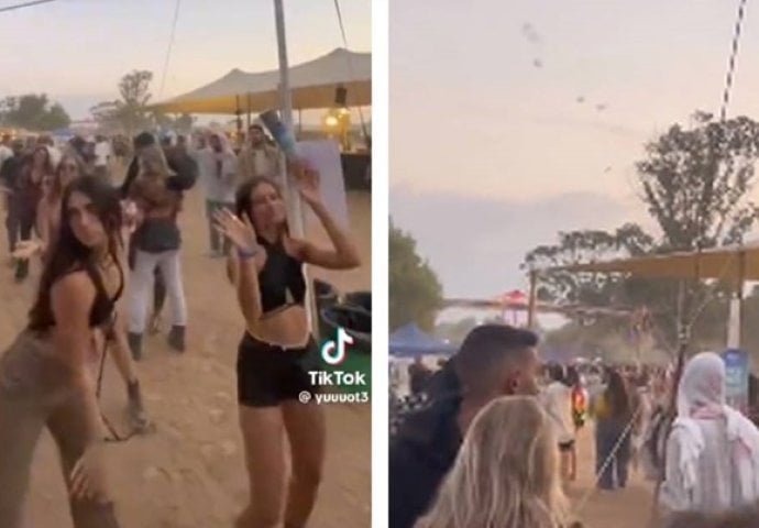 Kako je počeo masakr na festivalu: Mladi plešu, u pozadini stižu paraglajderi (VIDEO)