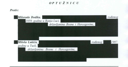 Pročitaje kompletnu optužnicu protiv Milorada Dodika