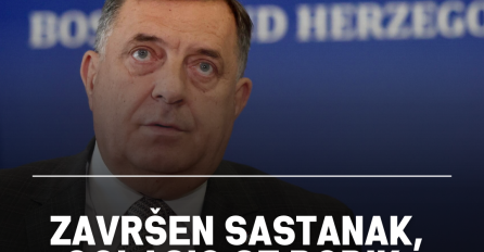 ZAVRŠEN SASTANAK, OGLASIO SE DODIK: Žao mi je što...