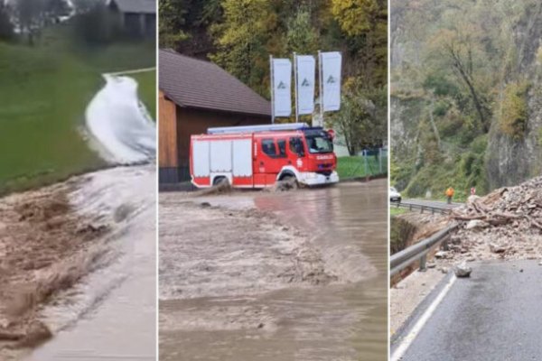 Kišna apokalipsa u Sloveniji, brojna sela odsječena, sve je puno odrona: ‘Ovo je katastrofa!’