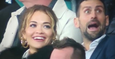 ĐOKOVIĆ I RITA ORA ZAJEDNO NA UTAKMICI: Reakcija najboljeg tenisera svijeta na kadar sa ALBANSKOM PJEVAČICOM je HIT (VIDEO)